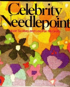 celebrity needlepoint book
