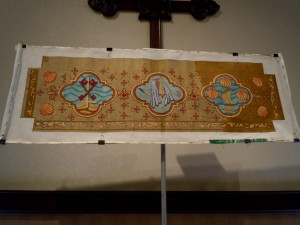 Kneeler for Patron's Chapel at St. Martin's Episcopal Church in Houston (fphoto copyright St. Martin's Episcopal Church) 