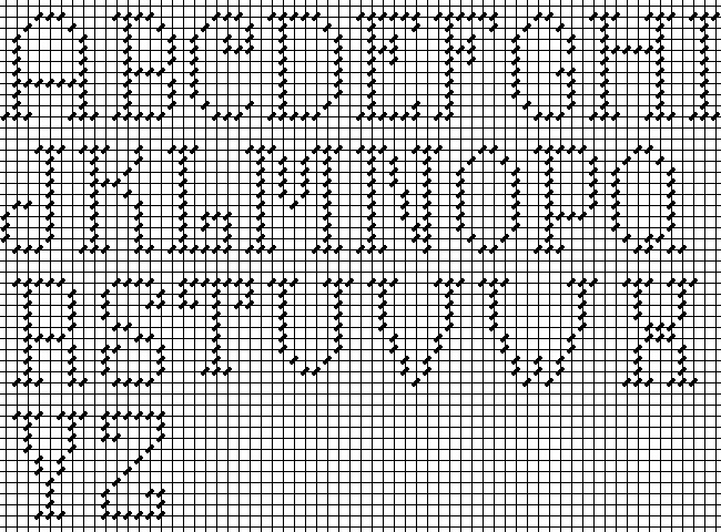 Simple And Slanted Charted Alphabets Nuts About Needlepoint