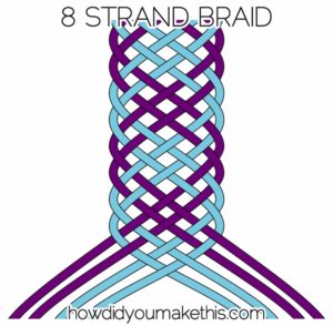 8-strand flat braid