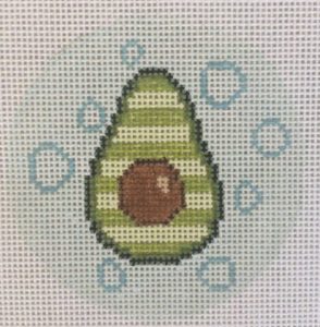 avocado needlepoint