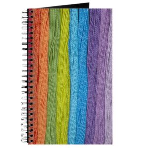 colorful thread journal from CafePress
