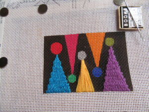 PARTY HATS NEEDLEPOINT, CANVAS FROM zECCA