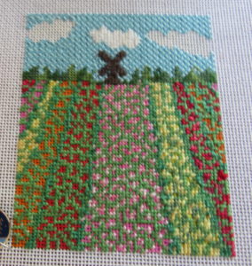 tulip fields needlepoint