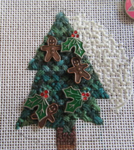funky Christmas tree needlepoint