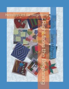 Right from the Beginning needlepoint book cover