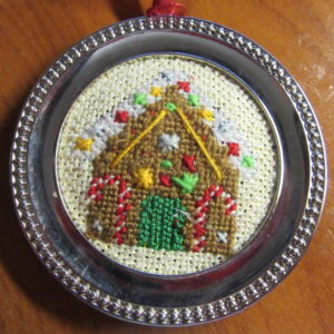 Kirk & Bradley gingerbread house ornament