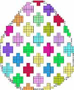 bargello needlepoint easter egg pattern, designed by needlepoint expert janet m. perry