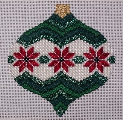 Needlepoint Bargello Ornament and Free Stitch Guide – Nuts about ...