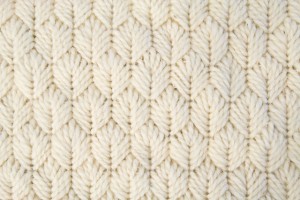 leaf stitch on needlepoint rug