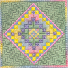 sunrise charted needlepoint by ruth dilts