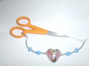 beaded scissors point protectors from Janet Perry