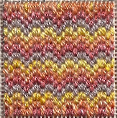 mini bargello needlepoint pattern, designed and stitched by needlepoint expert janet m. perry