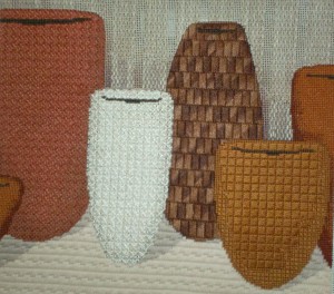 vessels needlepoint canvas stitched by needlepoint expert janet m. perry demonstrates many ways to create dimension and depth