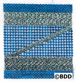 zornament needlepoint from blue dogwood designs