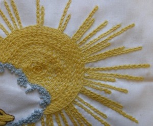 chain stitch sun