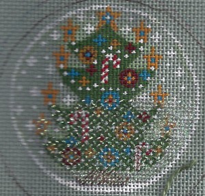 easter grass braid in needlepoint