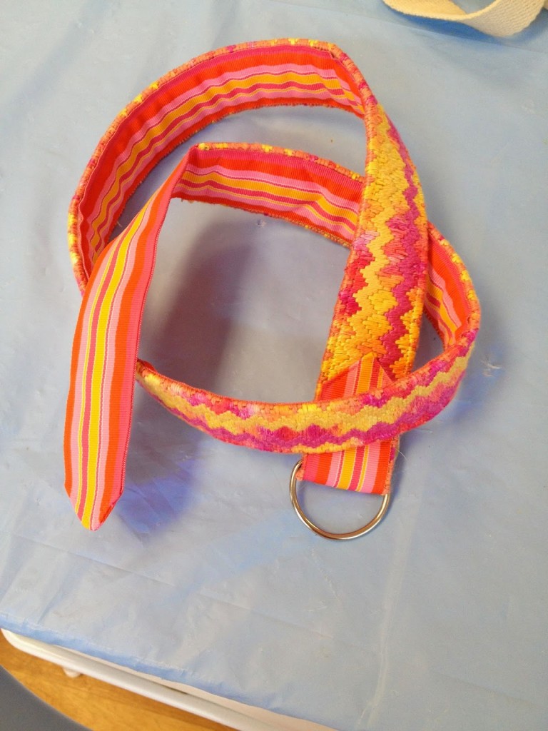 Needlepoint a Geometric Belt Nuts about Needlepoint