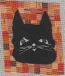Halloween Cat Free Needlepoint Project