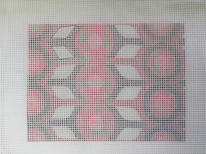 needlepoint canvas ready to paint