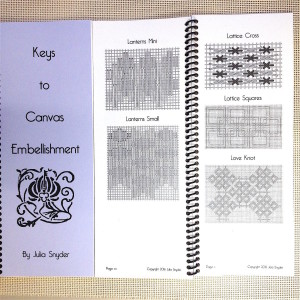 keys to canvas embellishment needlepoint book
