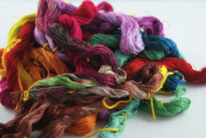 hand-dyed floss
