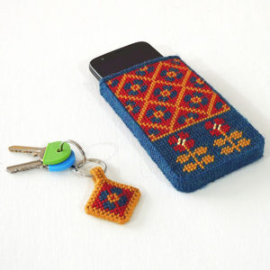plastic canvas cell phone case