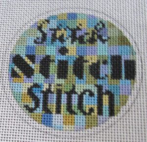 mindy stitch round needlepoint canvas
