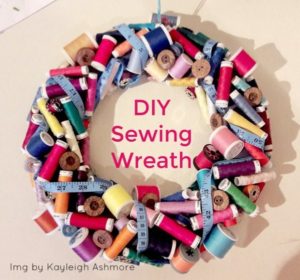 sewing wreath