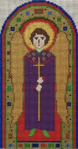 needlepoint Byzantine angel by Fiori