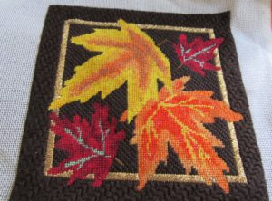 fall leaves needlepoint by tink boord-dill