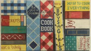 cookbook needlepoint by Alice Peterson