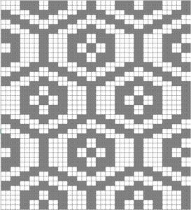 Japanese pattern on grid