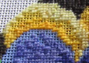 pixel shading in needlepoint, skipping the middle shade