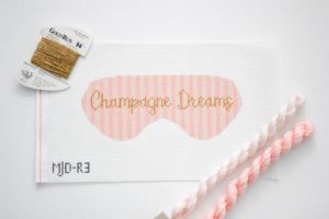 Morgan Julia champagne needlepoint