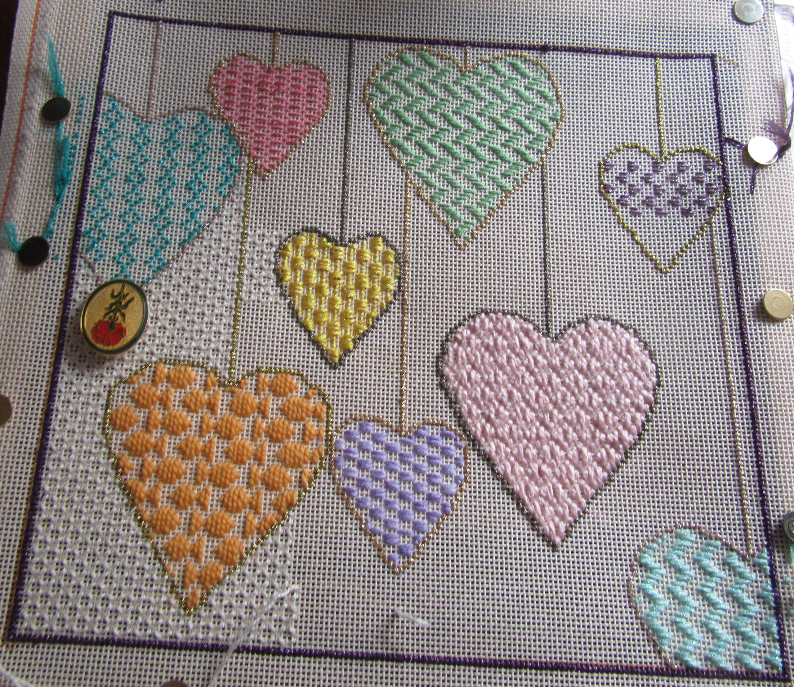 Bars on Top or Bars on Bottom? – Nuts about Needlepoint