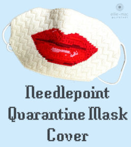 needlepoint quarantine face mask
