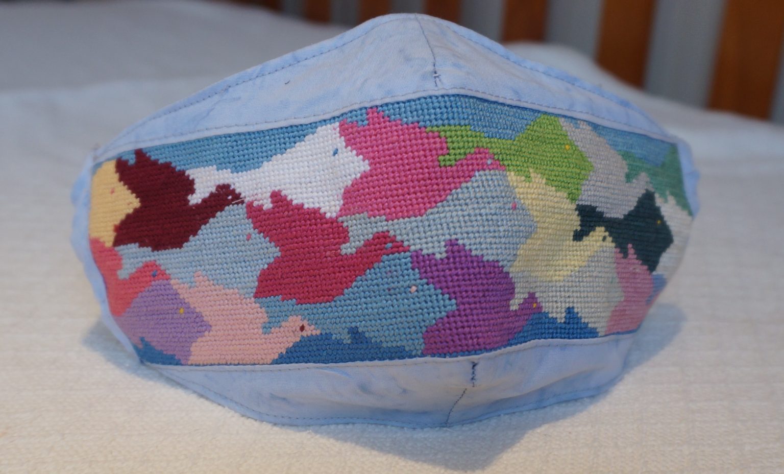 Make a Needlepoint Mask Nuts about Needlepoint