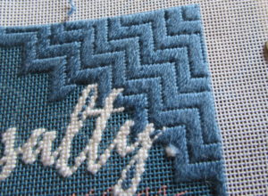 Byzantine Stitch needlepoint background