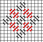 Criss-cross Diagonal Mosaic