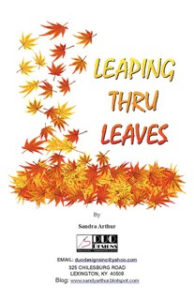 leaping thru leaves needlepoint book