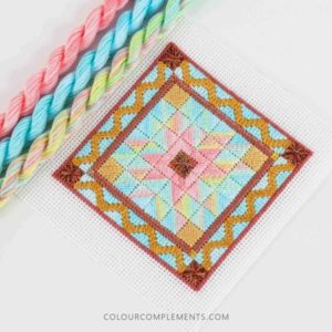 Laura perin design using color complements threads