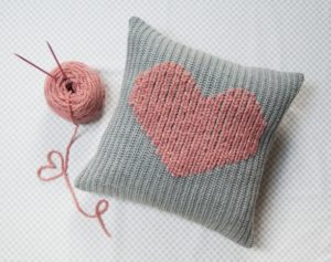 duplicate stitch heart