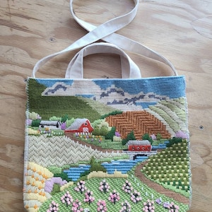 Add Needlepoint to a Tote Easily – Nuts about Needlepoint