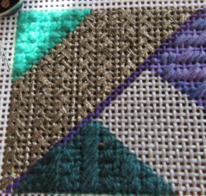 woven type needlepoint stitch