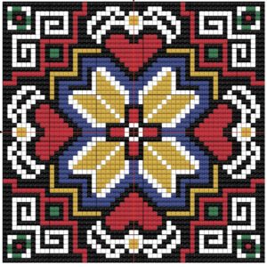 Ukrainian cross stitch chart