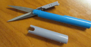 pen-style scissors open